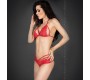 Chilirose CONJUNTO CR-3786 VERMELHO - 36 S