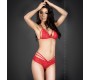 Chilirose CONJUNTO CR-3786 VERMELHO - 36 S