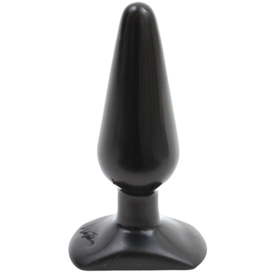 Doc Johnson CLASSIC BUTT PLUG BLACK MEDIUM