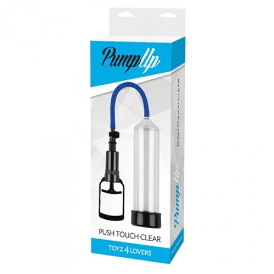 Toyz4Lovers PUSH TOUCH PENIS PUMP CLEAR