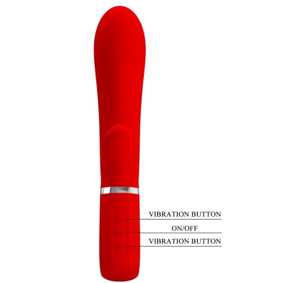 Pretty Love Flirtation PRETTY LOVE - TOMAS DAUDZFUNKCIJAS G POTKA VIBRATORS RED