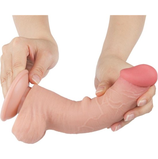 Lovetoy Bīdāmās ādas divslāņu dildo 8