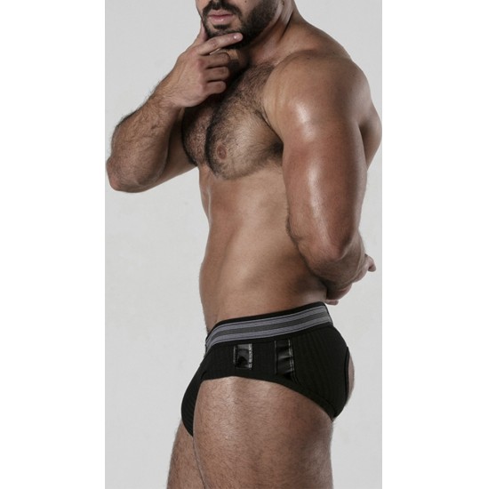 Locker Gear CUECA BACKROOM BOTTOMLESS BRANCA - 46 3XL