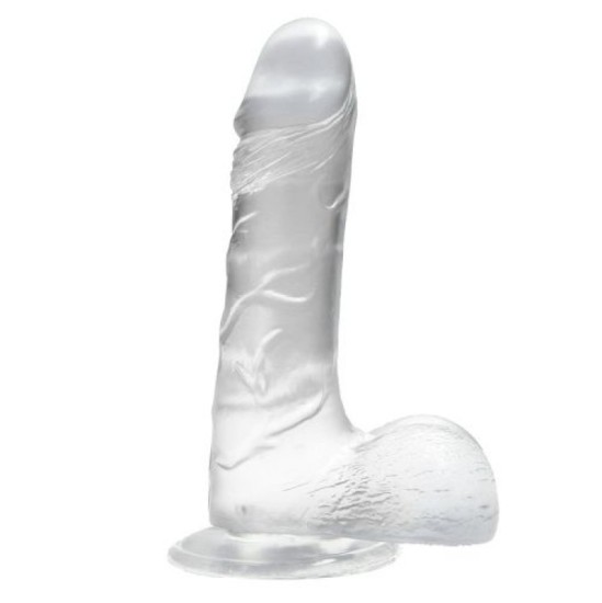 Toyz4Lovers REAL RAPTURE FIRE PASSION DILDO 8'' CLEAR
