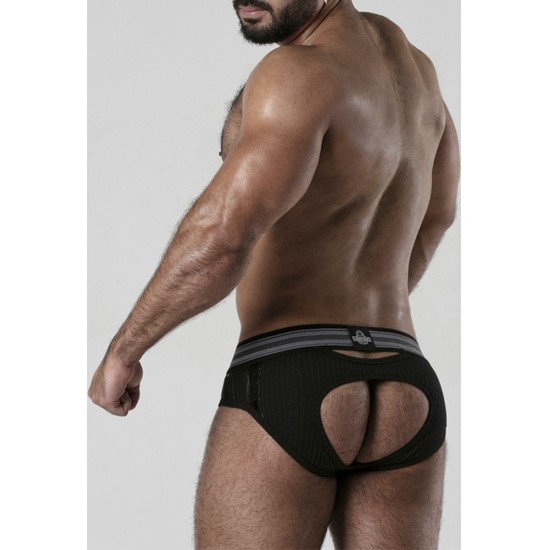 Locker Gear CUECA BACKROOM BOTTOMLESS BRANCA - 46 3XL