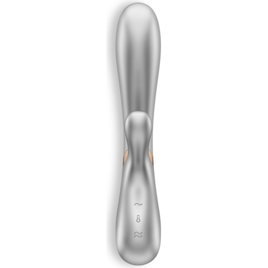 Satisfyer HOT LOVER VIBRATOR AR APP SILVER - ŠAMPANIETI