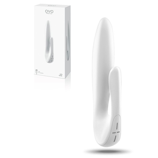 OVO J2 UZLĀDĒJAMS VIBRATORS BALTS