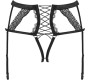 Obsessive CINTO DE LIGAS E TANGA BRAVELLE OBSSESSIVE PRETO - 40-42 L/XL