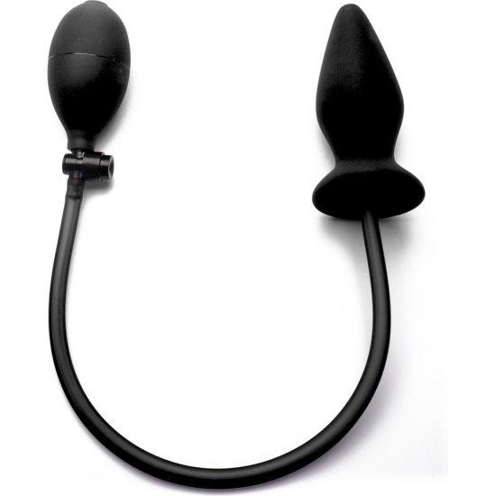 Ouch! INFLATABLE SILICONE ANAL PLUG BLACK