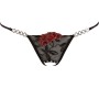 Cottelli Collection TANGA ROSE COM ABERTURA - 36-38 S/M