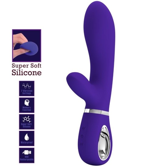 Pretty Love Flirtation PRETTY LOVE - THOMAS MULTIFUNCTION G-SPOT VIBRATOR PURPLE