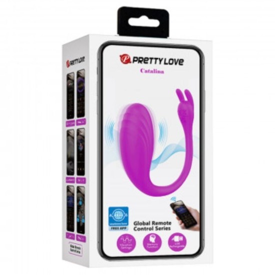 Pretty Love C-Type BEZMAKSAS LIETOTNE PRETTY LOVE CATALINA MASSAGER — PURPURA