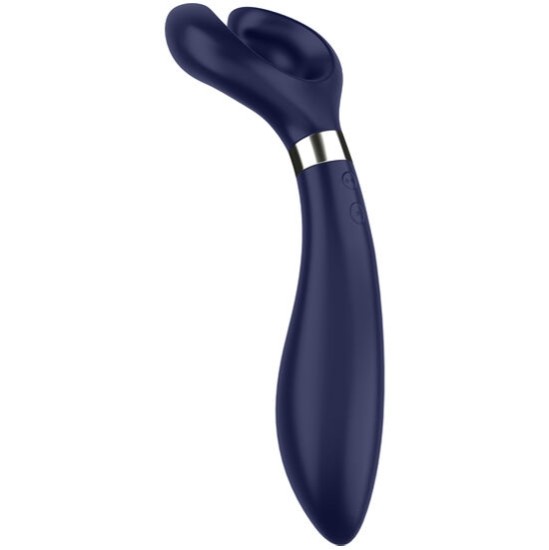 Satisfyer Partner APMIERINĀT BEZGALĪGI JAUTRAS MULTI VIBRATORS 3 BLUE