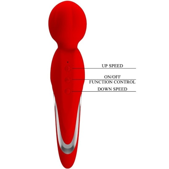 Pretty Love Flirtation PRETTY LOVE - WALTER VIBRATOR WAND RED