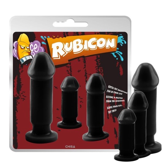 Chisa 3 rinkinys Butt Plug Evil Dark