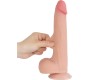 Lovetoy Bīdāmā āda divslāņu dildo 8.5