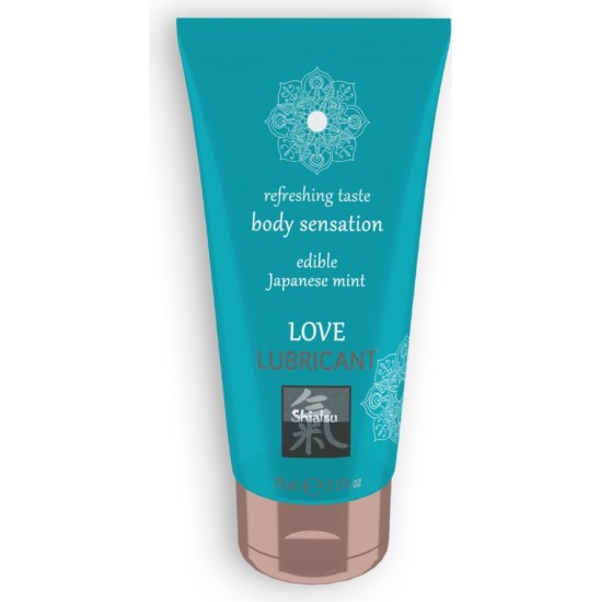 Shiatsu™ SHIATSU? EDIBLE JAPANESE MINT FLAVOURED LOVE LUBRICANT 75ML