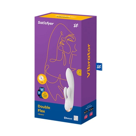 Satisfyer DUBULS FLEX VIBRATORS AR APP WHITE