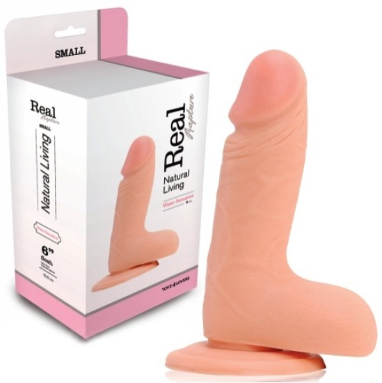 Toyz4Lovers REAL RAPTURE ŪDENS SAJŪTAS REĀLISTS DILDO 6'' BALTS