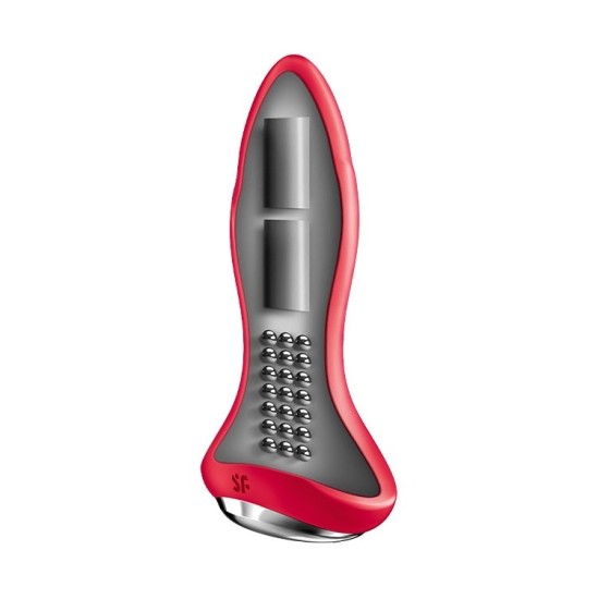 Satisfyer ROTATOR PLUG 1+ VIBRATING PLUG WITH APP RED