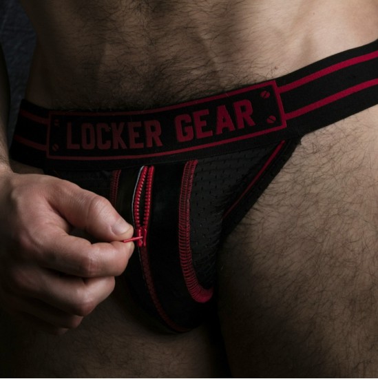 Locker Gear JOCKSTRAP MASSIVE RUDE RED - 42 XL