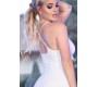 Chilirose VESTIDO E TANGA CR-4379 BRANCO - 36 S