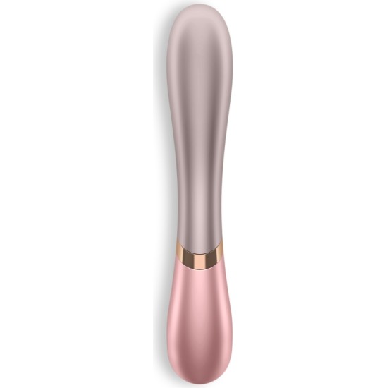 Satisfyer ВИБРАТОР HOT LOVER С ПРИЛОЖЕНИЕМ РОЗОВЫЙ - ТЕМНО-РОЗОВЫЙ