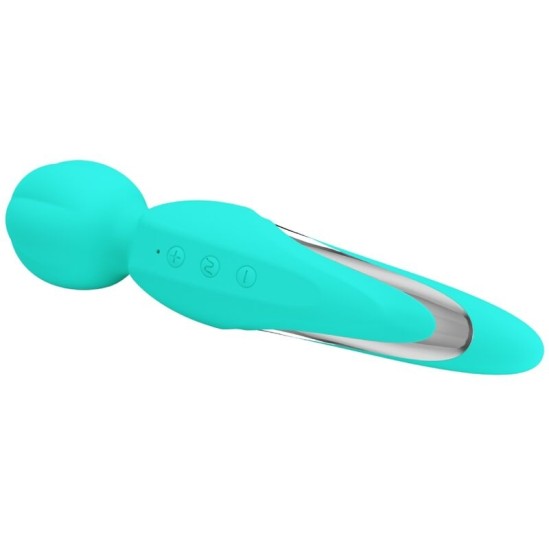 Pretty Love Flirtation PRETTY LOVE - WALTER VIBRATOR WAND AQUA GREEN