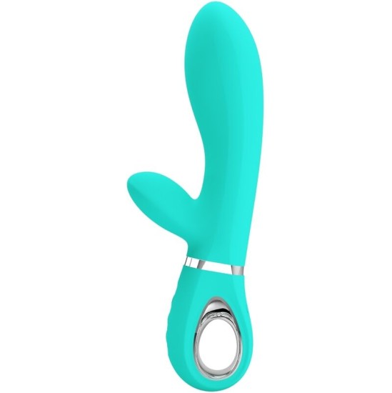 Pretty Love Flirtation PRETTY LOVE - THOMAS MULTIFUNCTION G-SPOT VIBRATOR AQUA GREEN