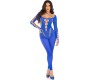 Leg Avenue Bodystockings LEG AVENUE - RECKLESS ANKLING BODYSSTOCKING ROYAL BLUE