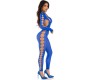 Leg Avenue Bodystockings LEG AVENUE - RECKLESS ANKLING BODYSSTOCKING ROYAL BLUE