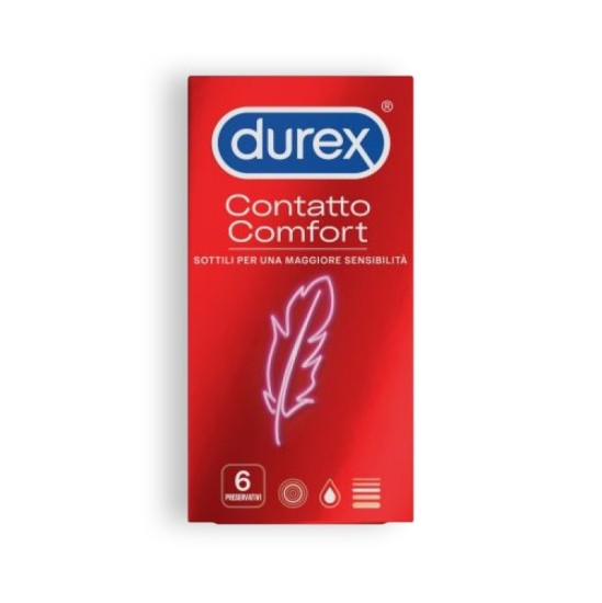 Durex CONTATTO COMFORT CONDOMS 6 VIENĪBAS