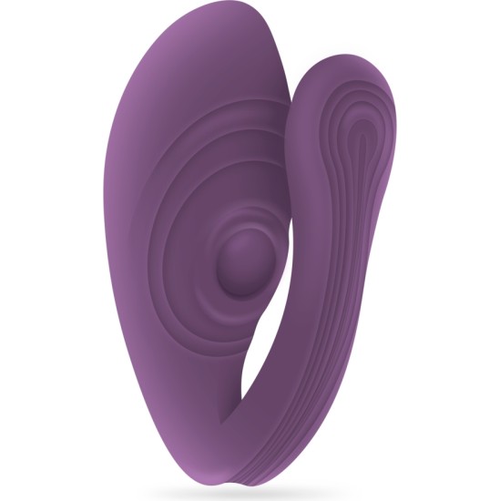 Crushious PLEASURISER RECHARGEABLE VIBRATOR WITH REMOTE CONTROL AND FREE WATERBASED LUBRICANT