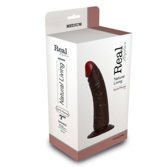 Toyz4Lovers REAL RAPTURE EARTH FLAVOUR REALISTIC DILDO 7'' BLACK