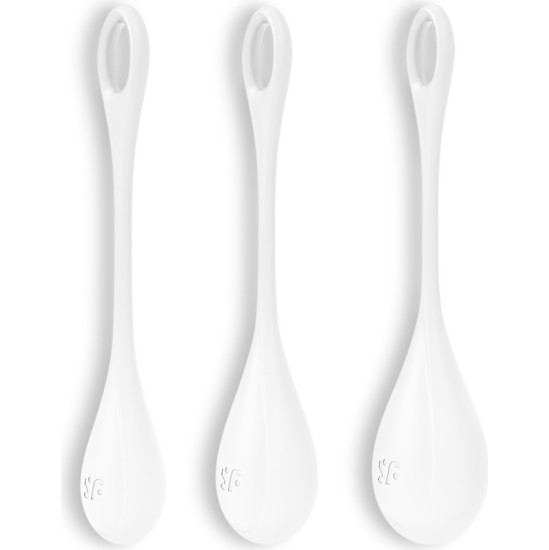 Satisfyer YONI POWER 1 3-PCS SET WHITE