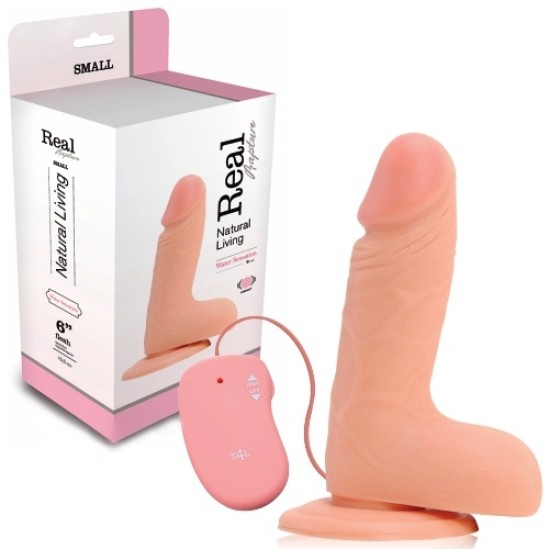 Toyz4Lovers REAL RAPTURE ŪDENS SAJŪTAS REĀLISTS VIBRATORS 6'' BALTS