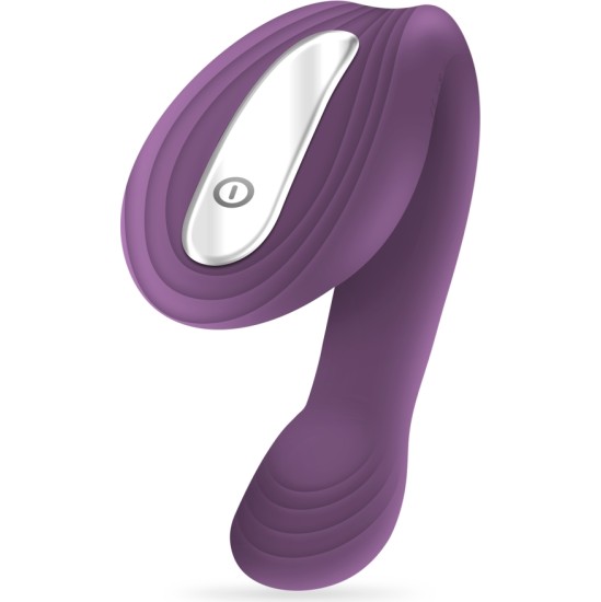 Crushious PLEASURISER RECHARGEABLE VIBRATOR WITH REMOTE CONTROL AND FREE WATERBASED LUBRICANT