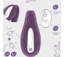 Crushious PLEASURISER RECHARGEABLE VIBRATOR WITH REMOTE CONTROL AND FREE WATERBASED LUBRICANT