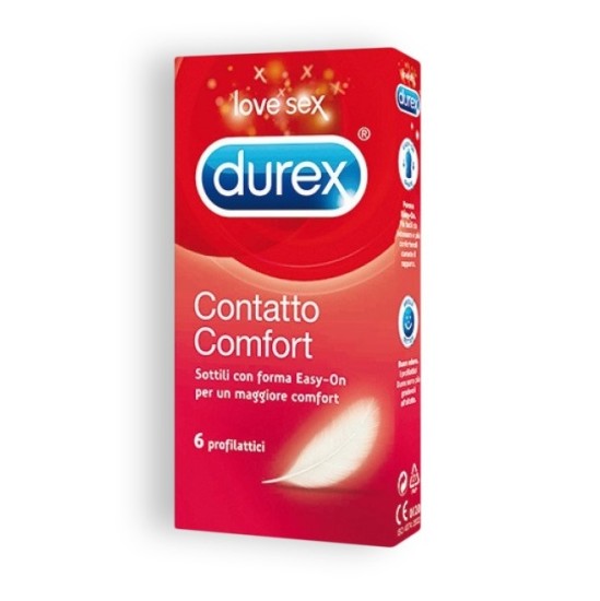 Durex CONTATTO COMFORT CONDOMS 6 VIENĪBAS