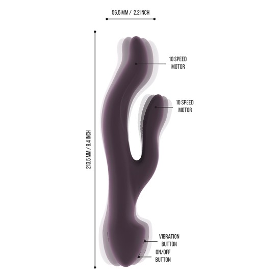 JIL KEIRA RECHARGEABLE VIBRATOR PURPLE