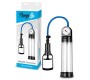 Toyz4Lovers PRESSURE TOUCH PUSH PENIS PUMP WITH GAUGE CLEAR