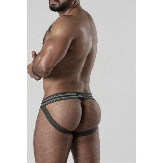 Locker Gear JOCKSTRAP BACKROOM BOTOMLESS CAQUI - 44 XXL