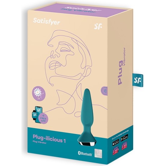 Satisfyer PLUG-ILICIOUS 1 ANĀLAIS PLUG TIRKĪZS