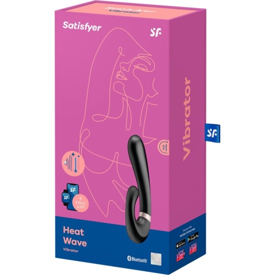 Satisfyer KARČIO BANGŲ VIBRATORIAUS SU APP BLACK