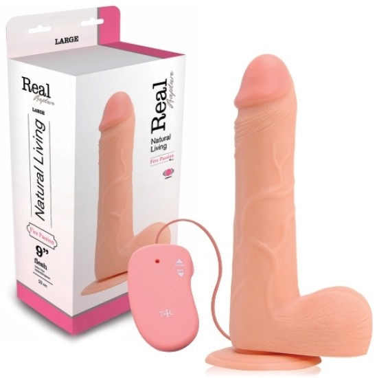 Toyz4Lovers REAL RAPTURE FIRE PASSION REĀLISTS VIBRATORS 9'' BALTS