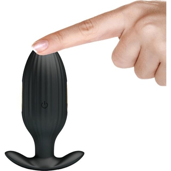 Pretty Love Bottom PRETTY LOVE - KELLY PLUG ANAL RECHARGEABLE VIBRATOR BLACK