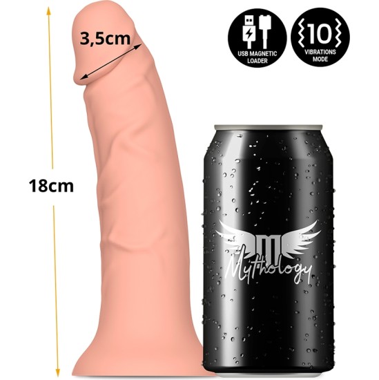 Mythology Fantasy Dildo МИФОЛОГИЯ - ASHER ORIGINAL DILDO S - ВИБРАТОР, СОВМЕСТИМЫЙ С БЕСПРОВОДНОЙ ТЕХНОЛОГИЕЙ WATCHME