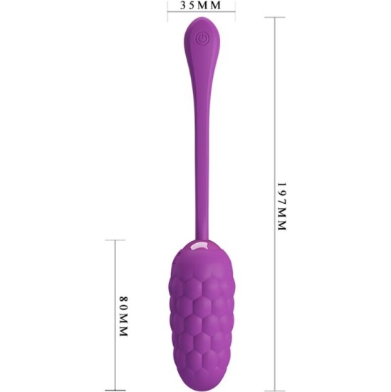 Pretty Love Smart PRETTY LOVE - VIBRATING EGG WITH PURPLE RECHARGEABLE MARINE TEXTURE