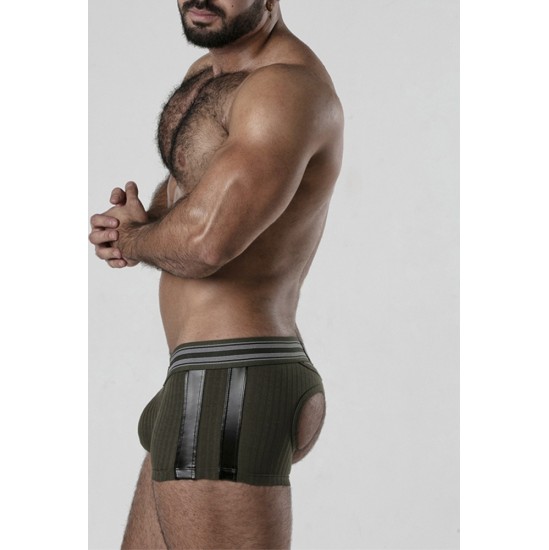 Locker Gear BOXERS BACKROOM BOTTOMLESS CAQUI - 46 3XL