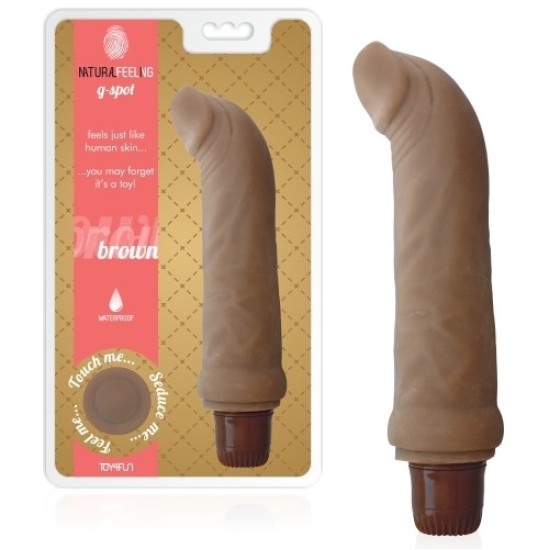 Toy4Fun DABĪGAS SAJŪTAS G-PUNKTA BRŪNAS VIBRATORS